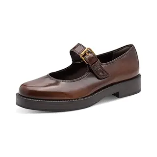 Tamaris Ballerine Plate Pour Femme Avec Sangle Marron (muscat), 39
