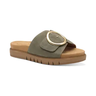 Tamaris Leather Mule Unisex Brown
