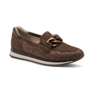 Jana Damessneakers, Slip-on Veganistisch, 8-24766-42, Damessneakers, Mokka Comb, 38 Eu