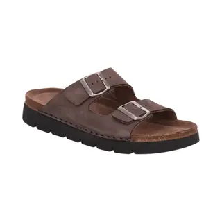 Rohde 6703 71 Slippers Bruin Nubuck Heren - Bruin - 43