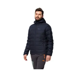 Jack Wolfskin Herren Ather Down Hoody M Rds Daunenjacke, Schwarz, S Eu
