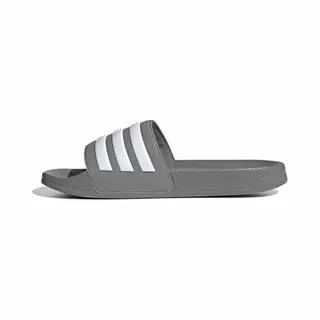 Adidas Sportswear Muiltjes 'Adilette' Donkergrijs / Wit