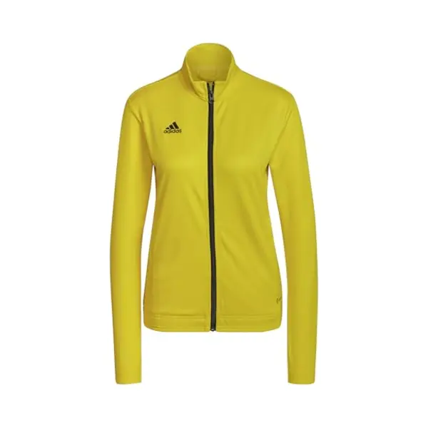 Adidas Women's Entrada 22 Track Jacket, Team Yellow / Black, M thumbnail