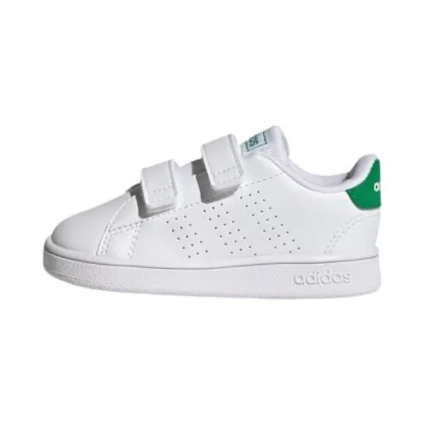 Adidas Unisex Baby Advantage Lifestyle Court Two Hook-and-Loop Shoes, Cloud White / Legend Ink / Cloud White, 8 Uk Child thumbnail