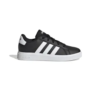 Adidas Sportswear Grand Court Lifestyle Tennis Lace-Up Schoenen - Kinderen - Zwart
