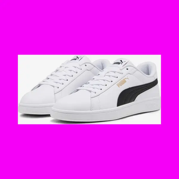 Puma Schuhe Low Smash 3.0 L 390987 Puma White-Puma Black-Puma Gold-45 thumbnail