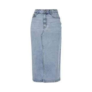 Urban Classics - Midi Denim Rok - Taille, 30 Inch - Blauw