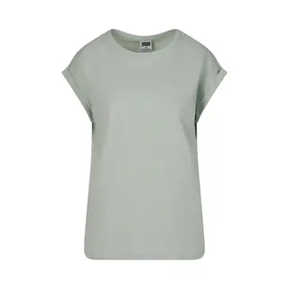 Urban Classics Extended Shoulder Tee Dames T-shirt - Munt - Xl