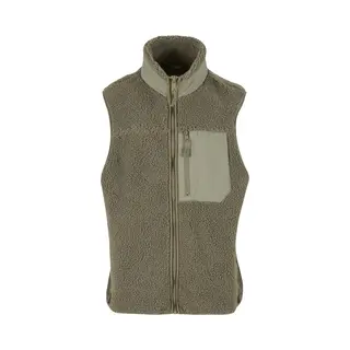 Urban Classics Sherpa Vest Palegreen, M