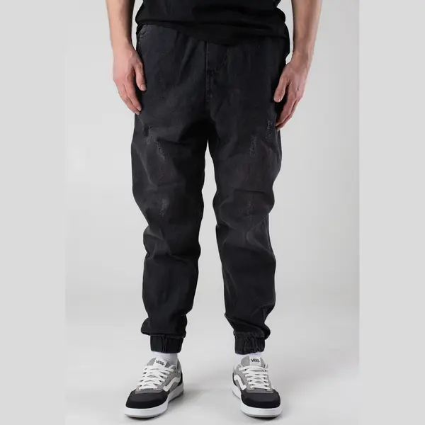 Urban Classics Denim Jeans Black thumbnail