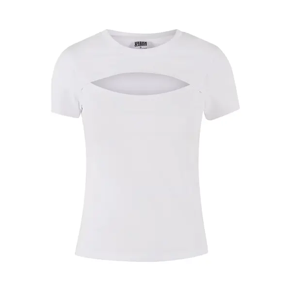 Short T-shirt For Women Urban Classics Cut Out thumbnail