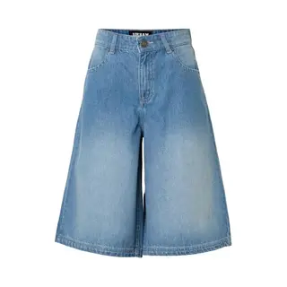 Urban Classics Shorts - Ladies Denim Bermuda - 27 Tot 32 - Voor Vrouwen - Blauw