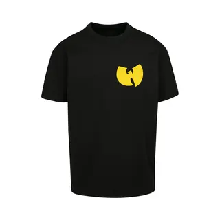 Mister Tee Shirt 'Tang Loves Ny' Citroen / Zwart / Wit