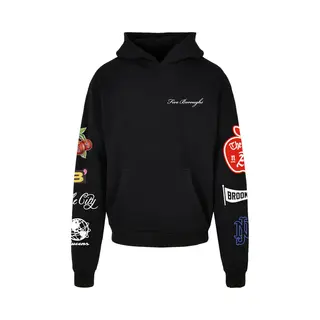 Mt Upscale Sweatshirt 'Homage' Geel / Rood / Zwart / Wit