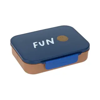 Lässig Brotdose, Bento Lunchbox Little Gang, Smile Navy