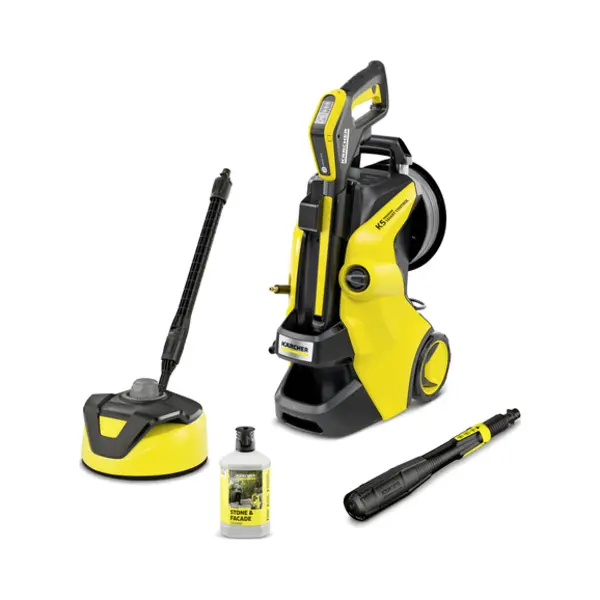 Kärcher K 5 Premium Smart Control Flex Home hogedrukreiniger Staand Electrisch 500 L/u Zwart, Geel thumbnail