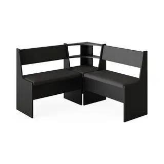 Vicco Roman Eetkamerhoekbank – 120 X 120 Cm Zwart