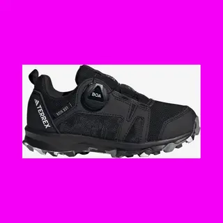 Adidas Unisex Kinder Terrex Agravic Boa Rain.Rdy Trail Running Shoes, Core Black/Cloud White/Grey Three, 28 Eu