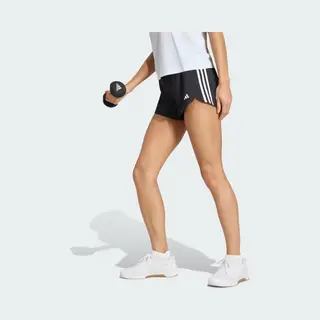 Adidas Performance Pacer Training 3-Stripes Geweven High-Rise Short - Dames - Zwart