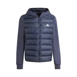 Adidas Herren Essentials Hybrid Down Hooded Jacket, Legend Ink, Xs