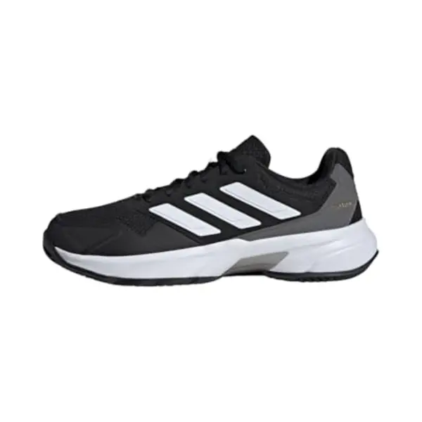 Adidas Men's CourtJam Control 3 Clay Tennis Shoes, Core Black/Cloud White/Grey Four, 8 Uk thumbnail