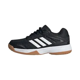 Adidas Unisex Kids Speedcourt Indoor Shoes Kids, Core Black/Cloud White/Gum, 2.5 Uk