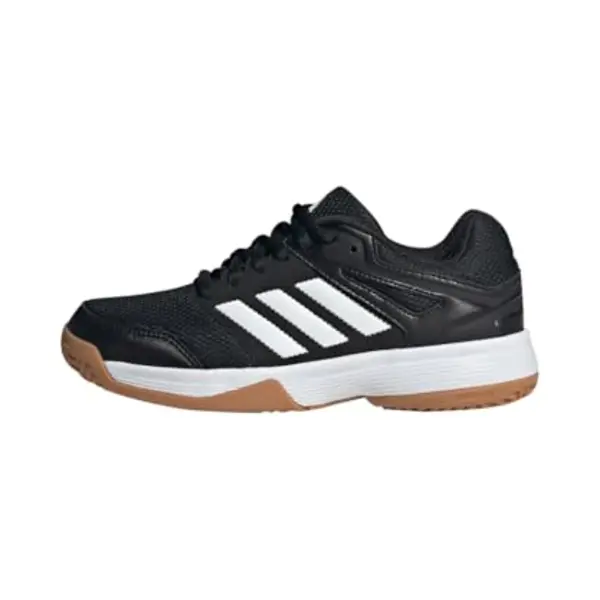 Adidas Unisex Kids Speedcourt Indoor Shoes Kids, Core Black/Cloud White/Gum, 2.5 Uk thumbnail