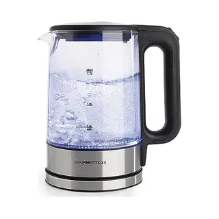 Elektrischer Wasserkocher Gourmetmaxx V1 Weiß 2200 Watt 1.7 Liter