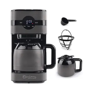 Barista Filterkaffeemaschine Touch Iso - Isolierkanne, Led-Touchdisplay, Timer, 8 Tassen, Filterkaffeemaschine Mit Thermokanne Led-Display 900W