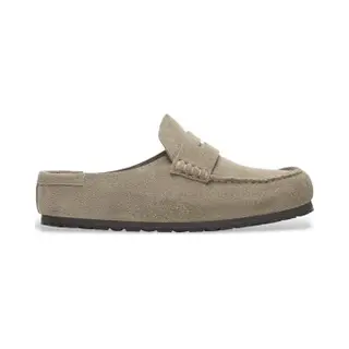 Birkenstockvoor Vrouwen. 1029710 Naples Gewikkelde Leren Klompen Taupe (40), Leer, Plat, Geen, Casual