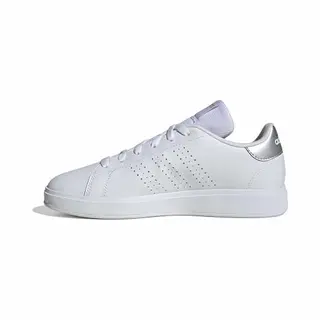 Adidas Damen Advantage Base 2.0 Shoes, Ftwr White/Ftwr White/Silver Met., 40 Eu