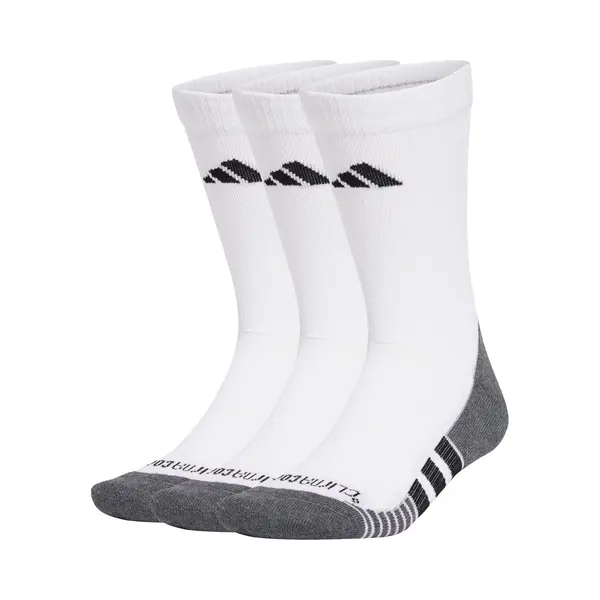 Adidas Unisex Performance Climacool Cushioned Crew 3P, White/Black, 4.5-6 thumbnail