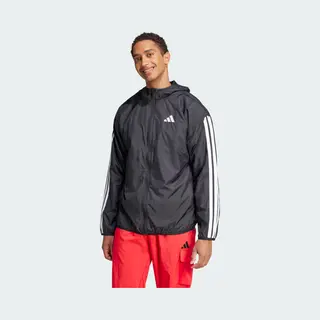 Hooded Waterproof Jacket Adidas Essentials 3-Stripes