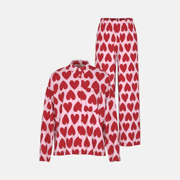 Mey Lange Broek Serie Sugar Hearts Mit Print thumbnail