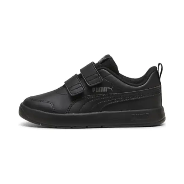 Puma Unisex Kids Courtflex V3 V Ps Sneaker, Puma Black-Puma Black-Cast Iron, 2 Uk thumbnail