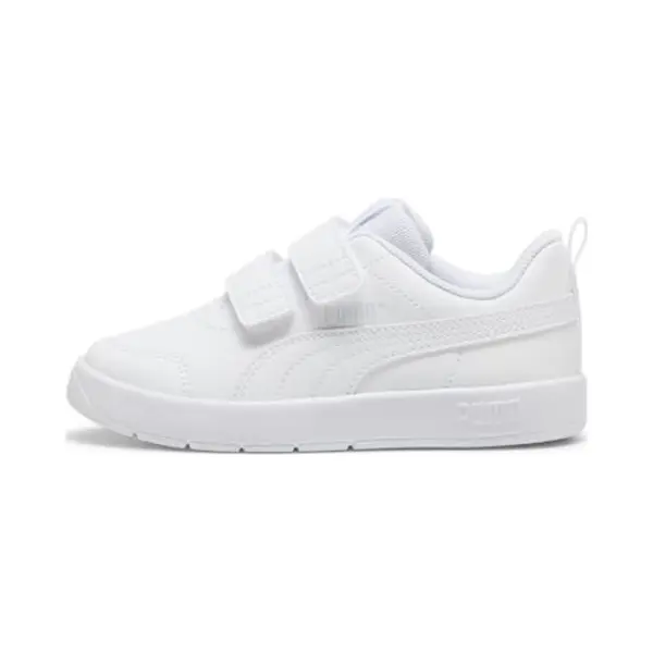 Puma Courtflex V3 V Ps Sneaker, White-Silver Mist, 11.5 Uk thumbnail