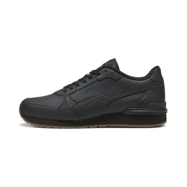 Puma St Runner Leather Adult Sneakers, Uniseks, V4 Black-Strong Gray-Gum, 46 Eu thumbnail
