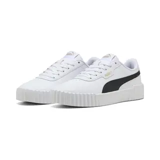Puma Carina 3.0 Damessneakers, Puma Wit Puma Zwart Puma Goud