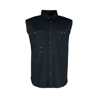 Gothicana By Emp Vest Short-sleeved Shirt Black