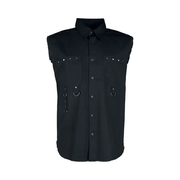 Gothicana By Emp Vest Short-sleeved Shirt Black thumbnail
