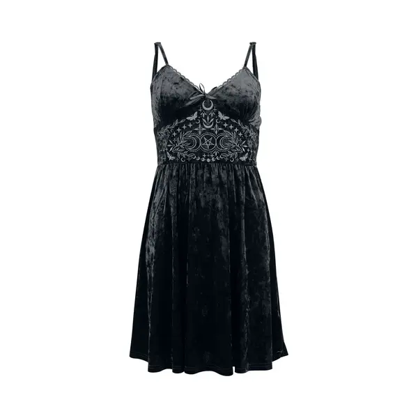 Gothicana By Emp Mystical Woods Mini Dress Black thumbnail