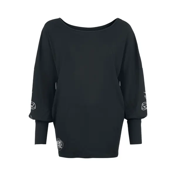 Harry Potter Hedwig Long-sleeve Shirt Black thumbnail