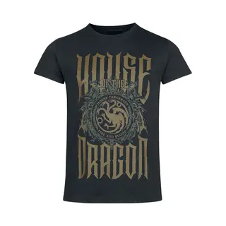 Game Of Thrones T-shirt - House Of The Dragon - S Tot 3XL - Voor Mannen - Zwart
