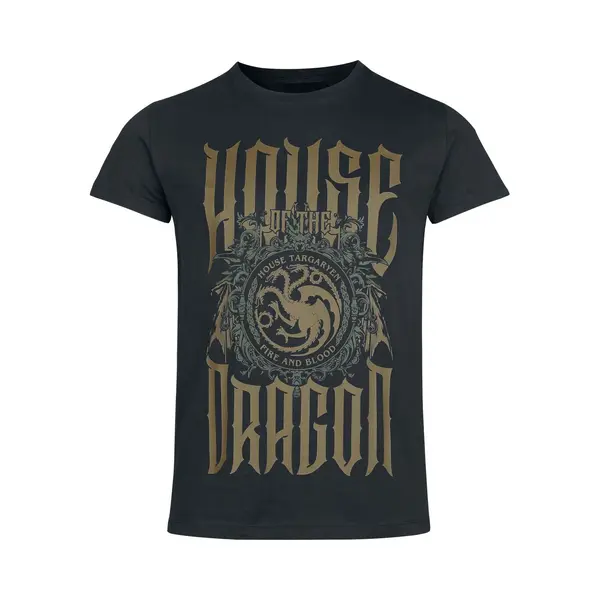 Game Of Thrones House Of The Dragon T-Shirt Black thumbnail