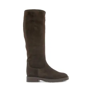 Gabor Hoge Laarzen Bruin Suede - Dames - Maat 38.5