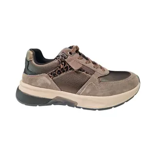 Gabor Rollingsoft Bruine Dames Sneakers - Bruin/Brons - 41