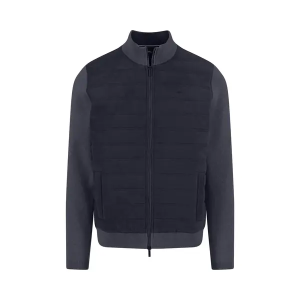 Fynch-Hatton Fynch Hatton - Sweatvest - Heren - L - Blauw - Katoen - 1509-340 thumbnail