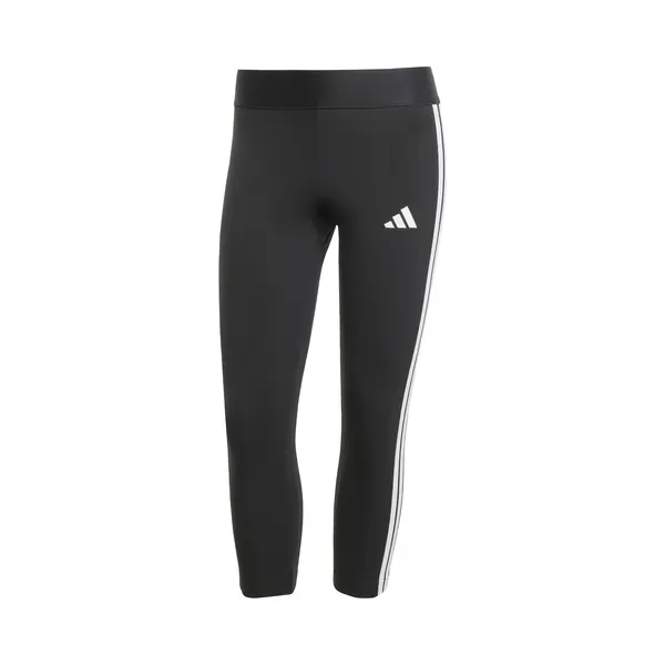 Adidas Women's Essentials 3-Stripes Leggings 3/4 Length, Black, L thumbnail