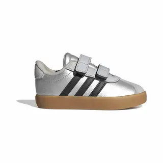 Adidas Sportswear Sportschoen 'Vl Court 3.0' Zwart / Zilver