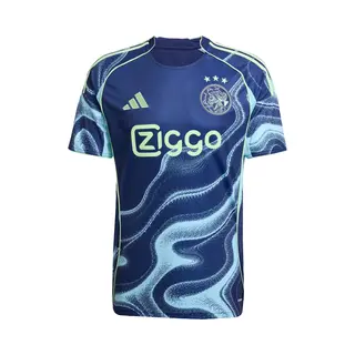Adidas, Unisex, Voetbalshirt, Ajax Amsterdam Auswärts Trikot (S), Blauw, Geel, S